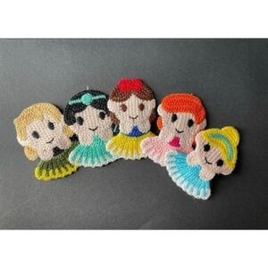 Disney‎ Princess 5pc Crochet Hair Clips